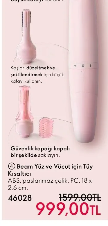 Beam Yüz Ve Vücut Için Tüy Kısaltıcı