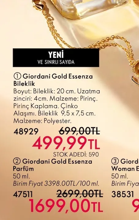 Giordani Gold Essenza Bileklik