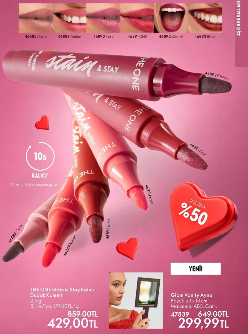 The One Stain & Stay Kalıcı Dudak Kalemi 2.5 G