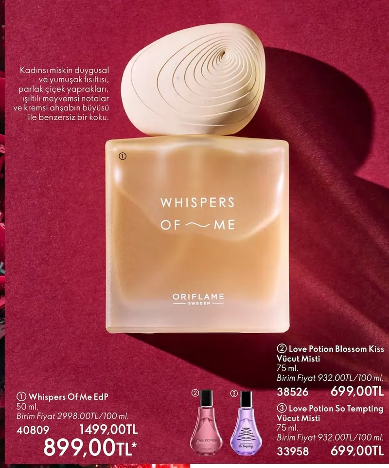 Oriflame Whispers Of Me Edp 50 Ml