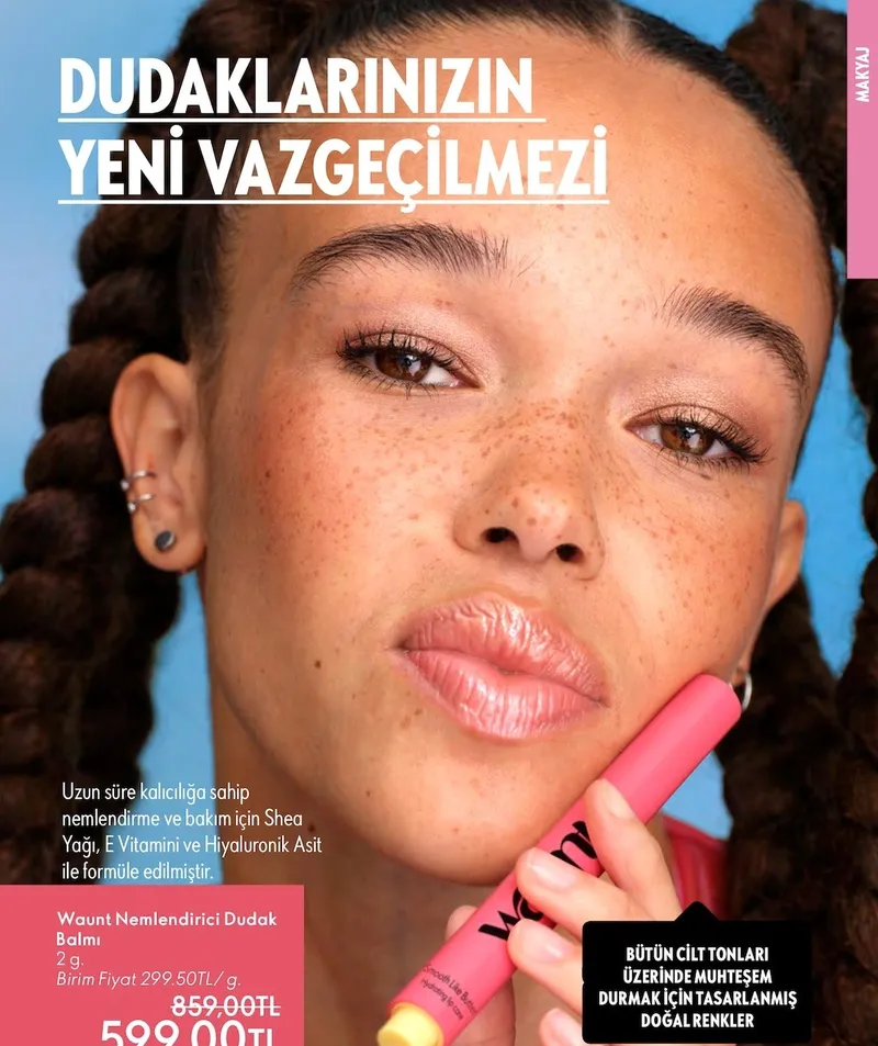 Waunt Nemlendirici Dudak Balmı 2 G