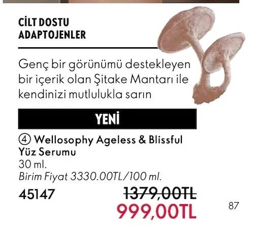 Wellosophy Ageless & Blissful Yüz Serumu 30 Ml
