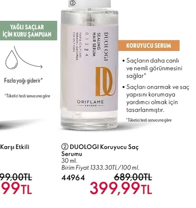 Duologi Koruyucu Saç Serumu 30 Ml