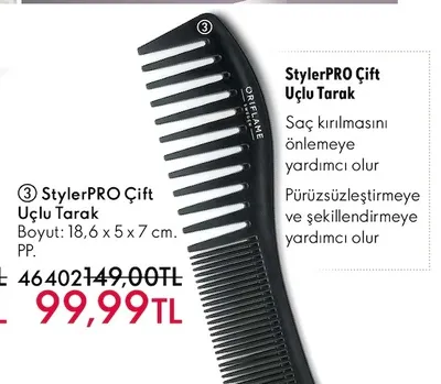 Stylerpro Çift Uçlu Tarak