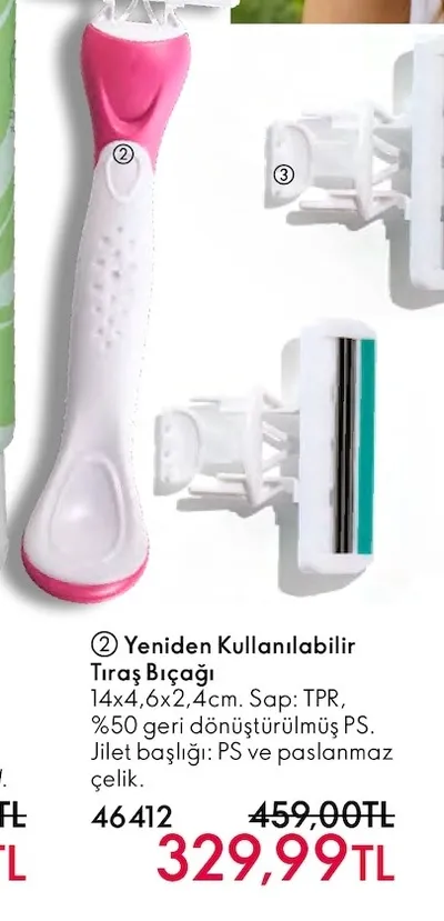 Yeniden Kullanılabilir Tıraş Bıçağı