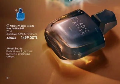 Nordic Waters Infinite Blue For Him Edp 75 Ml