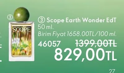 Scope Earth Wonder Edt 50 Ml