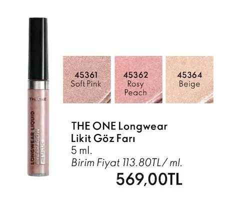 The One Longwear Likit Göz Farı 5 Ml