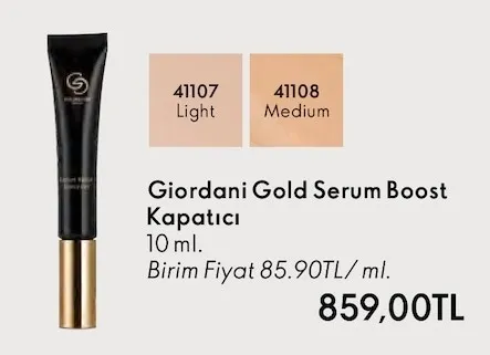 Giordani Gold Serum Boost Kapatıcı 10 Ml