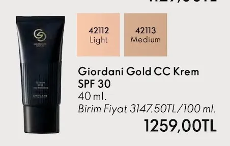 Giordani Gold Cc Krem Spf 30 40 Ml