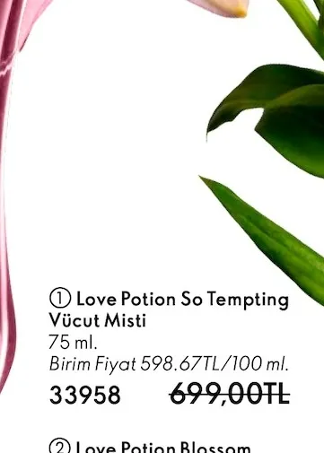 Love Potion So Tempting Vücut Misti 75 Ml