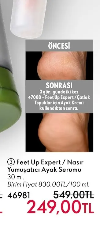Feet Up Expert / Nasır Yumuşatıcı Ayak Serumu 30 Ml.