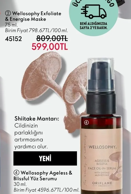 Wellosophy Ageless & Blissful Yüz Serumu 30 Ml