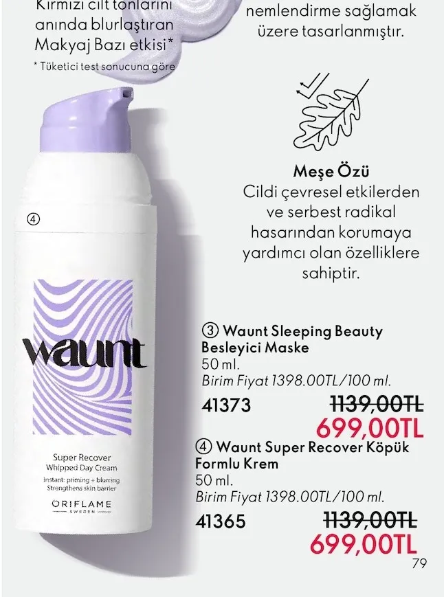 Waunt Sleeping Beauty Besleyici Maske 50 Ml