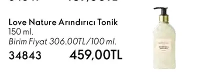 Love Nature Arındırıcı Tonik 150 Ml