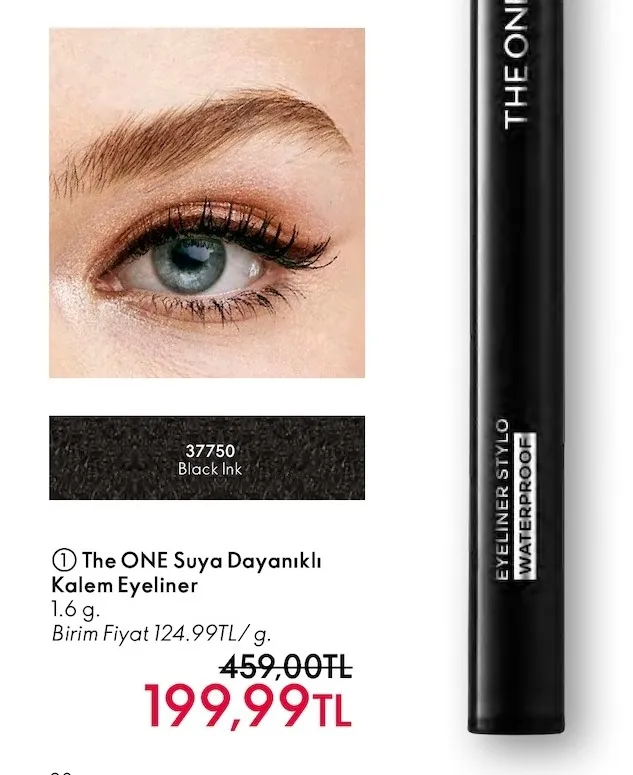 The One Suya Dayanıklı Kalem Eyeliner 1.6 G