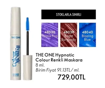 The One Hypnotic Colour Renkli Maskara 8 Ml