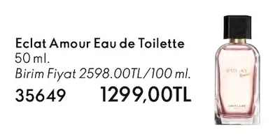 Eclat Amour Eau De Toilette 50 Ml.