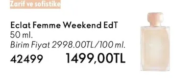 Eclat Femme Weekend Edt 50 Ml.