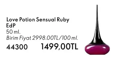 Love Potion Sensual Ruby Edp 50 Ml.