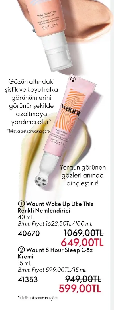 Waunt Wake Up Like This Renkli Nemlendirici 40 Ml