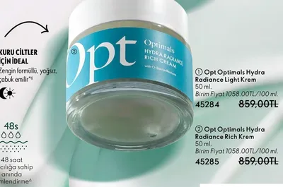 Opt Optimals Hydra Radiance Rich Krem 50 Ml