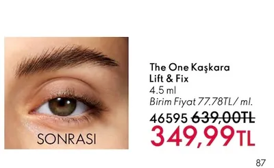 The One Kaşkara Lift & Fix 4.5 Ml