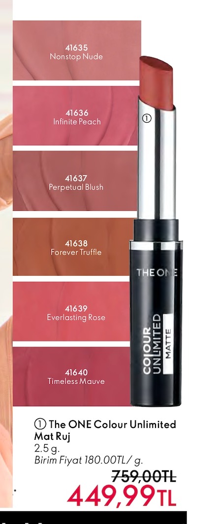 The One Colour Unlimited Mat Ruj 2.5G