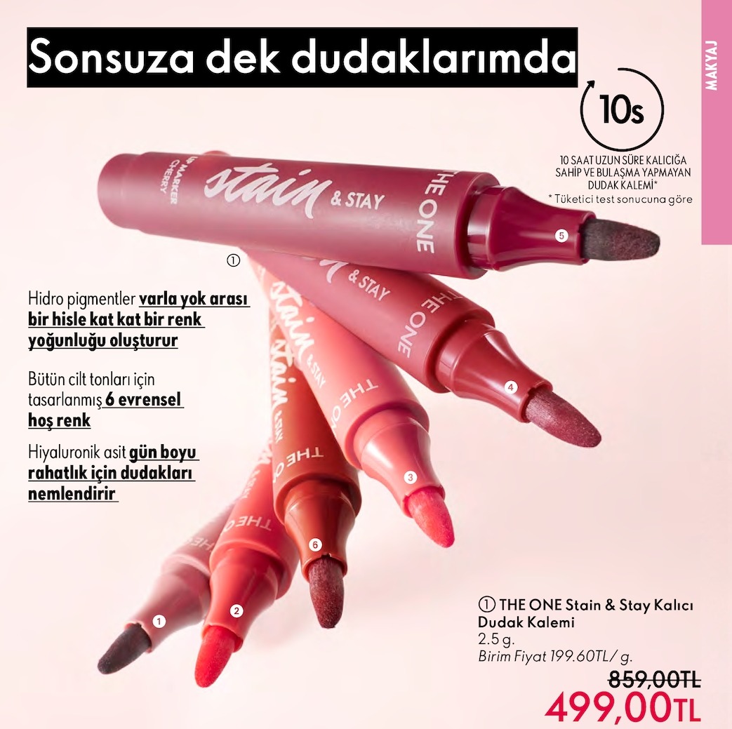 The One Stain & Stay Kalıcı Dudak Kalemi 2.5 G.