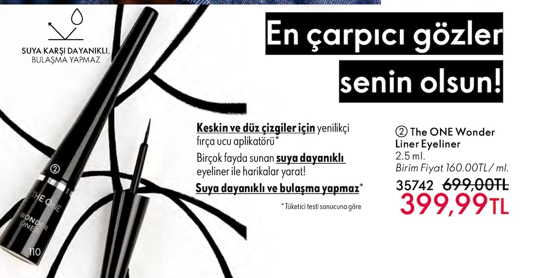 The One Wonder Liner Eyeliner 2.5 Ml.