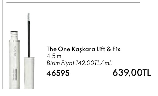 The One Kaşkara Lift & Fix 4.5 Ml