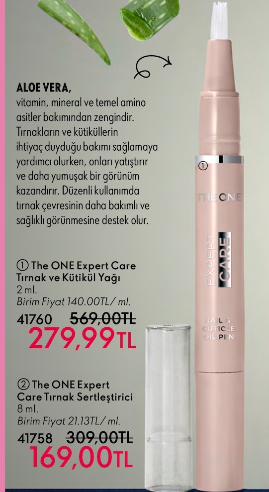 The One Expert Care Tırnak Ve Kütikül Yağı 2 Ml.