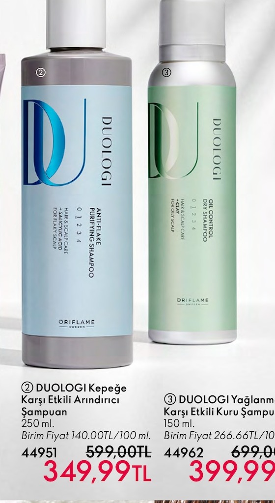 Duologi Kepeğe Karşı Etkili Arındırıcı Şampuan 250 Ml.