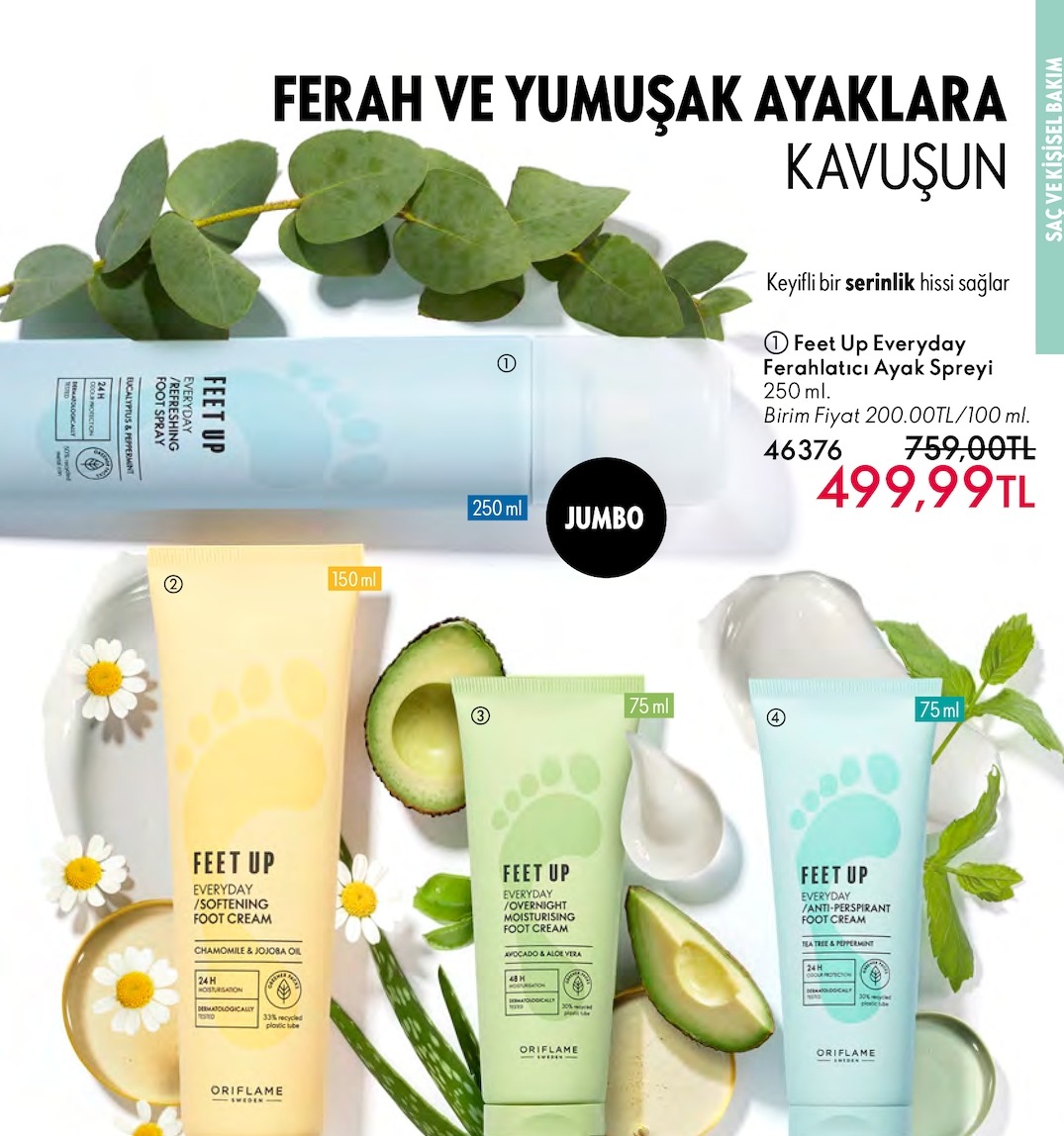 Feet Up Everyday Ferahlatıcı Ayak Spreyi 250 Ml