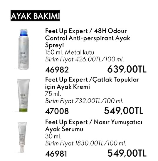 Feet Up Expert / 48H Odour Control Anti-Perspirant Ayak Spreyi