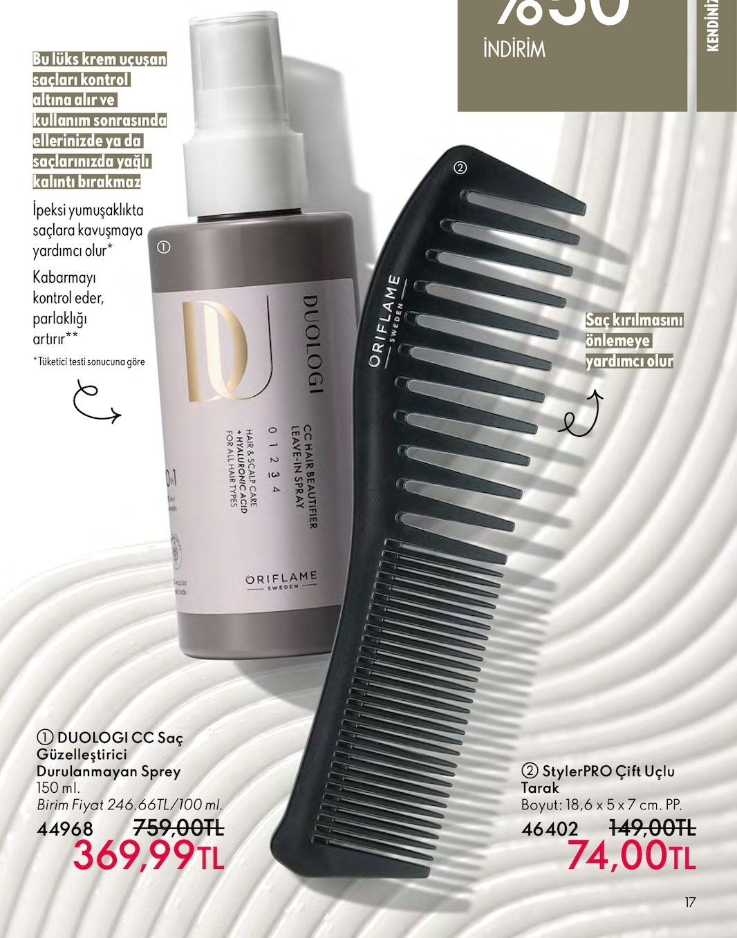 Duologi Cc Saç Güzelleştirici Durulanmayan Sprey 150 Ml