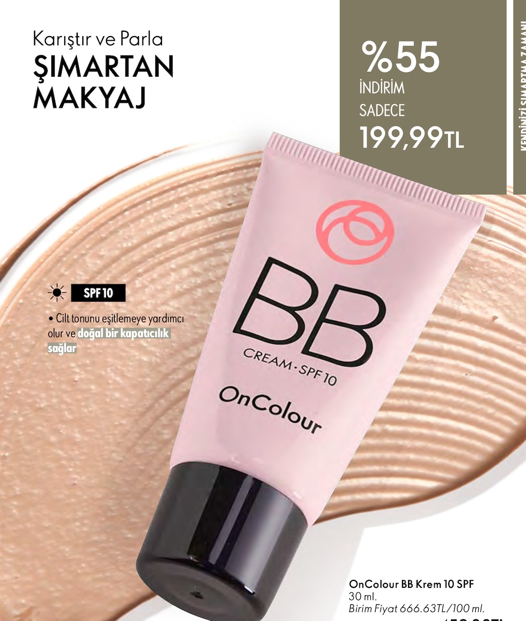 Oncolour Bb Kremı 10 Spf 30 Ml