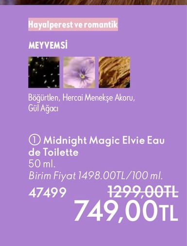 Midnight Magic Elvie Eau De Toilette 50 Ml