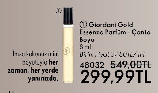 Giordani Gold Essenza Parfüm - Çanta Boyu 8 Ml.