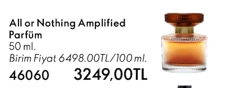 All Or Nothing Amplified Parfüm 50 Ml