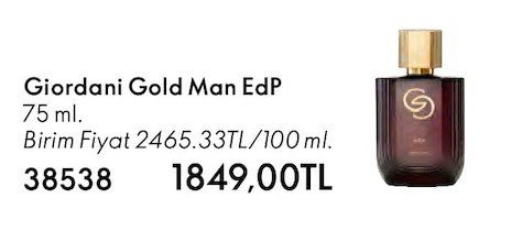 Giordani Gold Man Edp 75 Ml