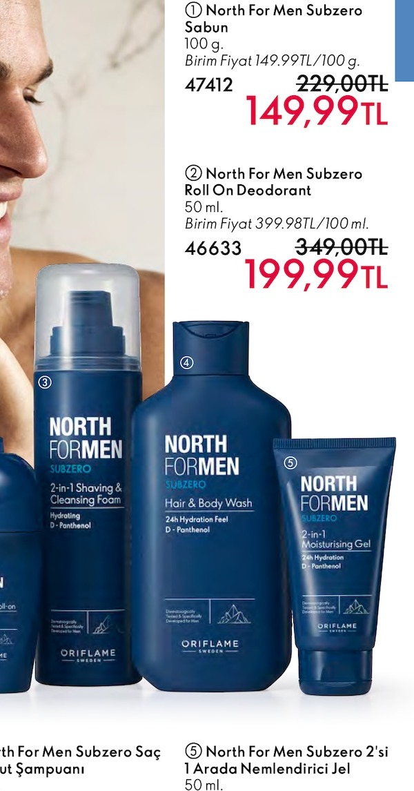 North For Men Subzero Sabun 100 G