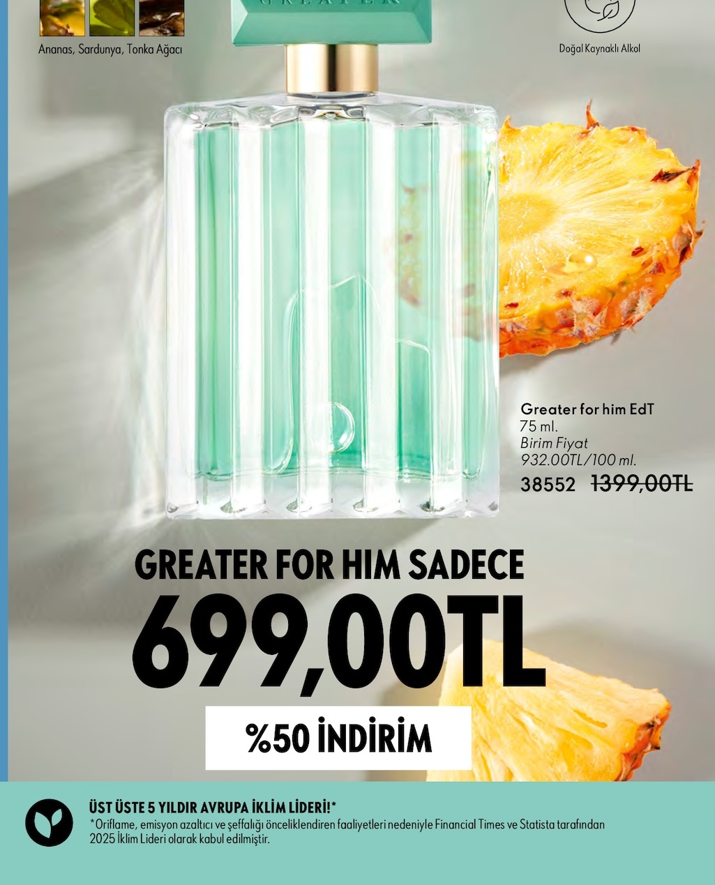 Greater For Him Edt 75 Ml
