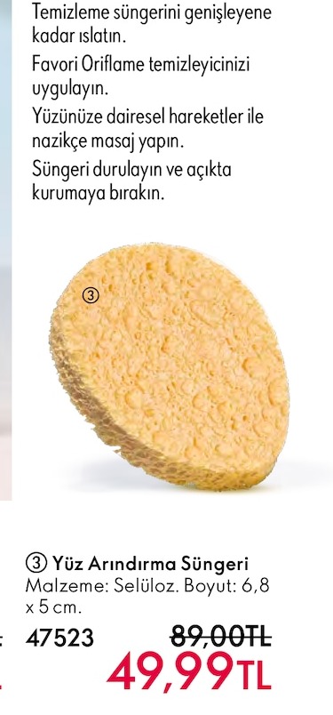 Yüz Arındırma Süngeri