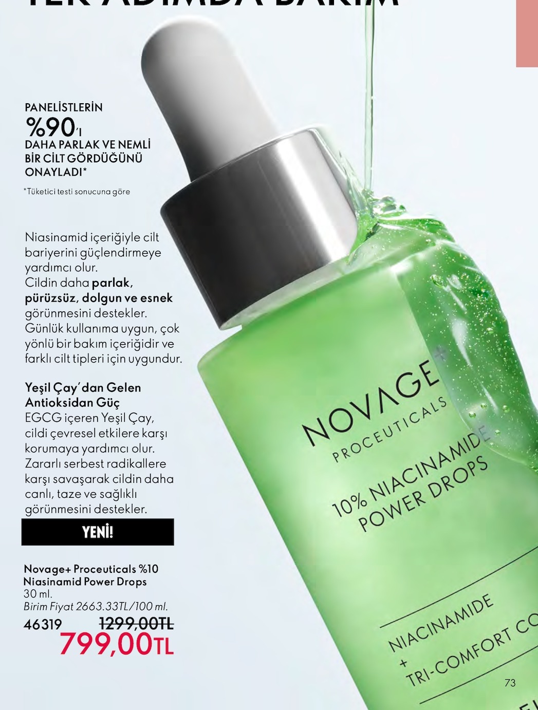 Novage+ Proceuticals %10 Niasinamid Power Drops 30 Ml