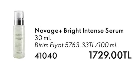 Novage+ Bright Intense Serum 30 Ml