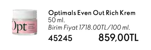 Optimals Even Out Rich Krem 50 Ml