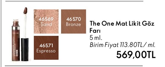 The One Mat Likit Göz Farı 5 Ml