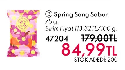 Spring Song Sabun 75G