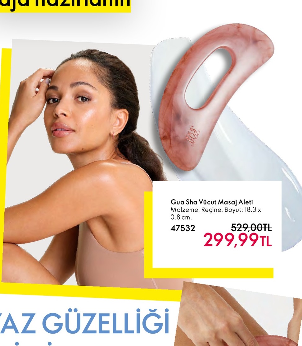 Gua Sha Vücut Masaj Aleti 1 Adet